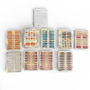 Lily & Fox Assorted Nail Wraps Set Lot